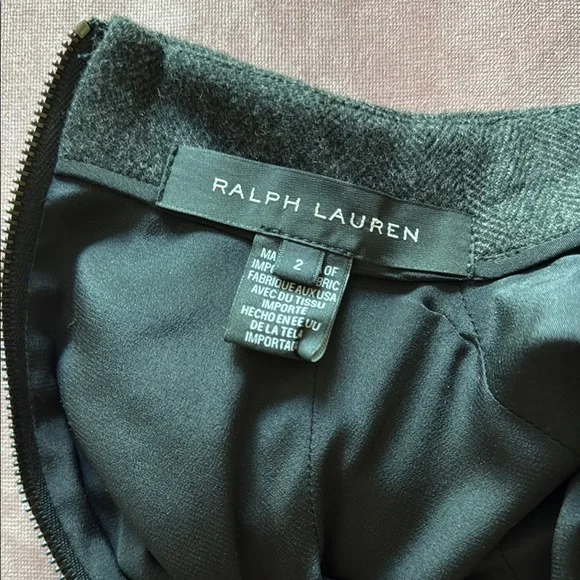 Ralph Lauren Black Label Elegant Gray-Black Women's Top - Picture 4 of 6